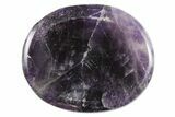 Polished Chevron Amethyst Worry Stones - 1.8" size - Photo 2